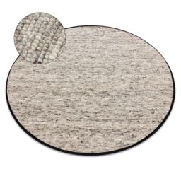 RugsX Nepal Rug in Grey - Size: 120 cm diameter