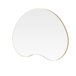 Yearn Mirrors Large Pebble Mirror Gold 111x81cm - Size: 111x81 cm - thumbnail 6