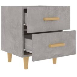 Berkfield Home Bed Cabinet Concrete Grey 40x35x47.5 cm - thumbnail 5