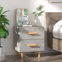 Berkfield Home Bed Cabinet Concrete Grey 40x35x47.5 cm - thumbnail 2