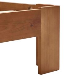 Berkfield Home Bed Frame Honey Brown Solid Pine Wood 100x200 cm - thumbnail 5