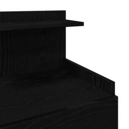Berkfield Home Durable Bedside Cabinet with 2 Drawers Black 40x36.5x62 cm - thumbnail 9