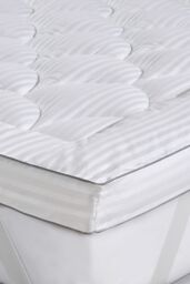 BHS 5 Star Hotel Collection Australian Wool Enhancer in White - Size: Double - thumbnail 3