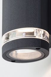 BHS Lighting Murray Up & Down Outdoor Wall Light with Photocell in Black - thumbnail 3