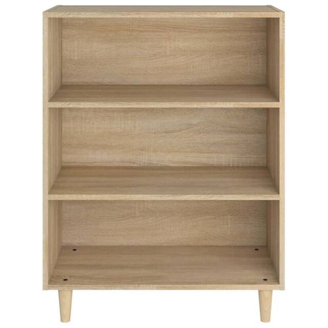 Berkfield Home Sideboard Sonoma Oak 69.5x32.5x90 cm Engineered Wood in Light Tan - image 1