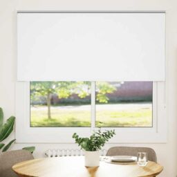 Berkfield Home Roller Blind Blackout White 160x130 cm Fabric Width 156.6 cm Polyester - thumbnail 2