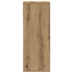 Berkfield Home Book Cabinet Artisan Oak 34x31x80 cm Engineered Wood in Brown - Size: 34 x 31 x 80 cm - thumbnail 5