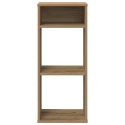 Berkfield Home Book Cabinet Artisan Oak 34x31x80 cm Engineered Wood in Brown - Size: 34 x 31 x 80 cm - thumbnail 4