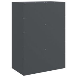 Berkfield Home Highboard Anthracite 67x39x95 cm Steel - Size: 67 x 39 x 95 cm - thumbnail 9
