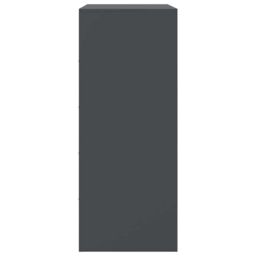 Berkfield Home Highboard Anthracite 67x39x95 cm Steel - Size: 67 x 39 x 95 cm - thumbnail 8