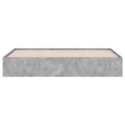 Berkfield Home Bed Frame with Drawers without Mattress Concrete Grey 160x200 cm - thumbnail 6