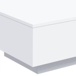 Berkfield Home Modern Coffee Table White 55x55x31 cm Engineered Wood - Size: 55 x 55 x 31 cm - thumbnail 8