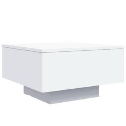 Berkfield Home Modern Coffee Table White 55x55x31 cm Engineered Wood - Size: 55 x 55 x 31 cm - thumbnail 7