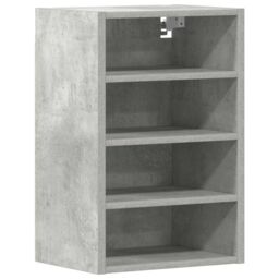 Berkfield Home Hanging Cabinet Concrete Grey 40x29.5x60 cm Engineered Wood - thumbnail 2