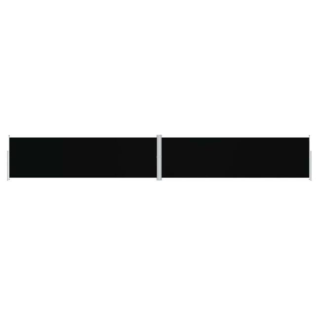 Berkfield Home Retractable Side Awning Black 180x1200 cm - image 1