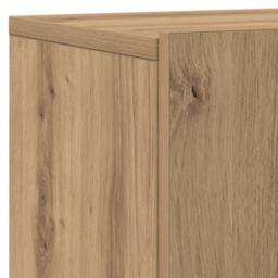 Berkfield Home TV Cabinet Wall-mounted Artisian Oak 60x30x41 cm in Brown - Size: 60 x 30 x 41 cm - thumbnail 9
