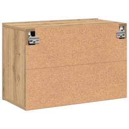 Berkfield Home TV Cabinet Wall-mounted Artisian Oak 60x30x41 cm in Brown - Size: 60 x 30 x 41 cm - thumbnail 8