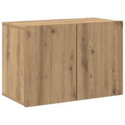 Berkfield Home TV Cabinet Wall-mounted Artisian Oak 60x30x41 cm in Brown - Size: 60 x 30 x 41 cm - thumbnail 3