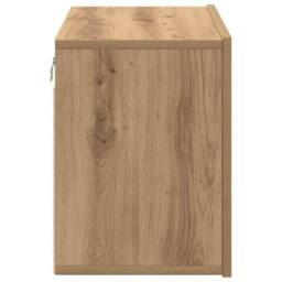 Berkfield Home TV Cabinet Wall-mounted Artisian Oak 60x30x41 cm in Brown - Size: 60 x 30 x 41 cm - thumbnail 7