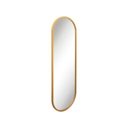 "MirrorOutlet Gold Metal Framed Double Arched Wall Mirror 71 X 24"" (180 X 60CM) - Size: 1 Pack" - thumbnail 3
