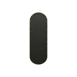 "MirrorOutlet Gold Metal Framed Double Arched Wall Mirror 71 X 24"" (180 X 60CM) - Size: 1 Pack" - thumbnail 6