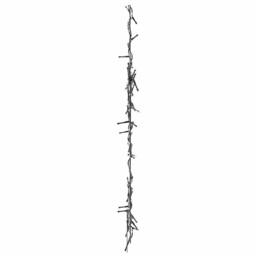 Berkfield Home Christmas Lights Star Silhouette 80 LEDs Warm White in Black - thumbnail 5