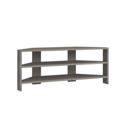 Decortie Thales' Corner TV Unit Modern Multimedia Centre 110cm in Grey - Size: 1 Pack - thumbnail 2