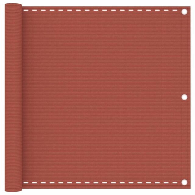 Berkfield Home Balcony Screen Terracotta 90x300 cm HDPE in Brown - image 1