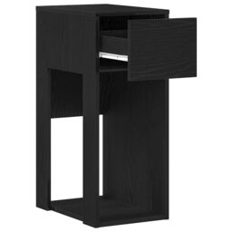 Berkfield Home Computer Tower Stand with Drawer Black 30x44x74 cm - Size: 30 x 44 x 74 cm - thumbnail 4