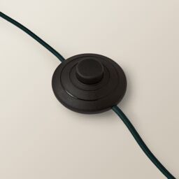 ValueLights Martha Conical Lamp Shade Full Fabric Velvet Midi Floor Lamp with Bulb in Dark Green - thumbnail 4