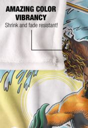 "Aquaman and The Lost Kingdom Blanket, 50""x60"" Waves Silky Touch Super Soft Throw Blanket in White" - thumbnail 4