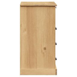 Berkfield Home Chest of Drawers VIGO 80x40x76 cm Solid Wood Pine in Brown - Size: 80 x 40 x 76 cm - thumbnail 6
