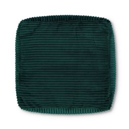icon Amara Square Bean Bag Footstool, Corduroy in Teal - thumbnail 5
