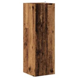 Berkfield Home Classic Corner Cabinet Old Wood 33x33x100 cm Engineered Wood in Brown - Size: 33 x 33 x 100 cm - thumbnail 6