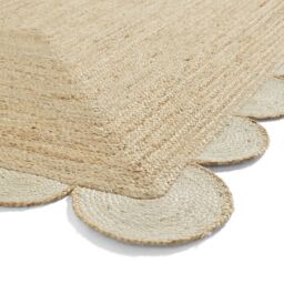 The Rug Shop UK Natural Handmade Border Modern Plain Jute Easy To Clean Rug - Size: 200 cm x 290 cm - thumbnail 8