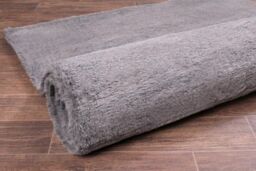 The Linen Consultancy TLC 5 Star Hotel Concept Tipped Luxury Faux Fur Grey Rug - Size: 80 cm x 150 cm - thumbnail 2