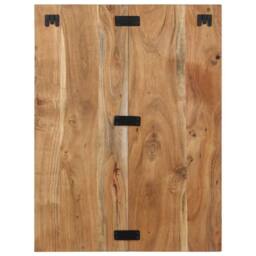 Berkfield Home Stable Bedside Cabinet 60x32x80 cm Solid Wood Acacia in Brown - Size: 60 x 32 x 80 cm - thumbnail 5