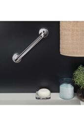 Cosmic Grab rail 30cm, Straight, Silver, up to 150kg, ARCHITECT Collection in Grey - thumbnail 3