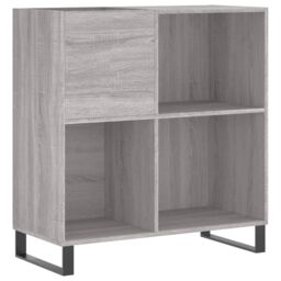 Berkfield Home Record Cabinet Grey Sonoma 84.5x38x89 cm Engineered Wood - thumbnail 2
