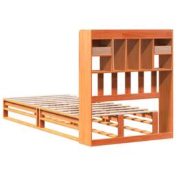 Berkfield Home Decorative Bookcase Bed without Mattress Wax Brown 100x200 cm Sol - thumbnail 8