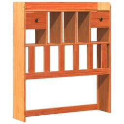Berkfield Home Decorative Bookcase Bed without Mattress Wax Brown 100x200 cm Sol - thumbnail 6