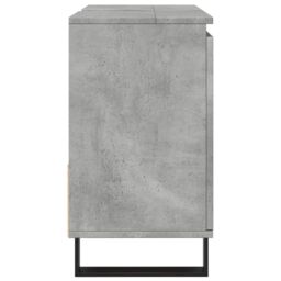 Berkfield Home Bathroom Sink Cabinet Concrete Grey 65x33x60 cm Engineered Wood - Size: 65 x 33 x 60 cm - thumbnail 5