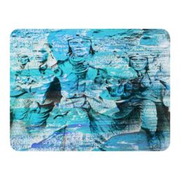 Benjamin Tate Design Battle Of Britain Men Marching Blanket in Natural - Size: 120 cm x 150 cm - thumbnail 1