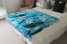 Benjamin Tate Design Battle Of Britain Men Marching Blanket in Natural - Size: 120 cm x 150 cm - thumbnail 3