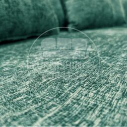Furnishings For Less UK Monaco Chenille Fabric 2 Seater Sofa Scatter Back Curved Arm in Teal - thumbnail 5