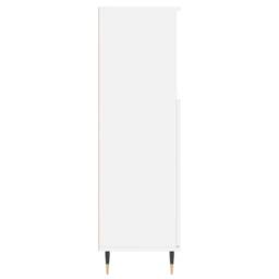 Berkfield Home Durable Bathroom Cabinet White 30x30x100 cm Engineered Wood - Size: 30 x 30 x 100 cm - thumbnail 7
