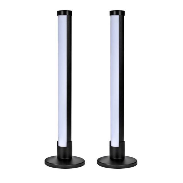 Emitto 2x RGB LED Light Bars Game Ambient Lamps Color Changing Music Timer in Black - image 1