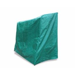 Charles Taylor Deluxe Fitted Three Seater Swing Cover - Fully Assembled in Green - thumbnail 2