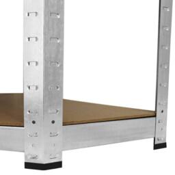SPETLEK Galvanised Corner Shelving/Racking Garage in Silver - Size: 1800mm x 700mm - thumbnail 4
