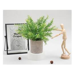 SPETLEK Set of 3 Artificial Potted Plants Bohemian Style in Green - thumbnail 5